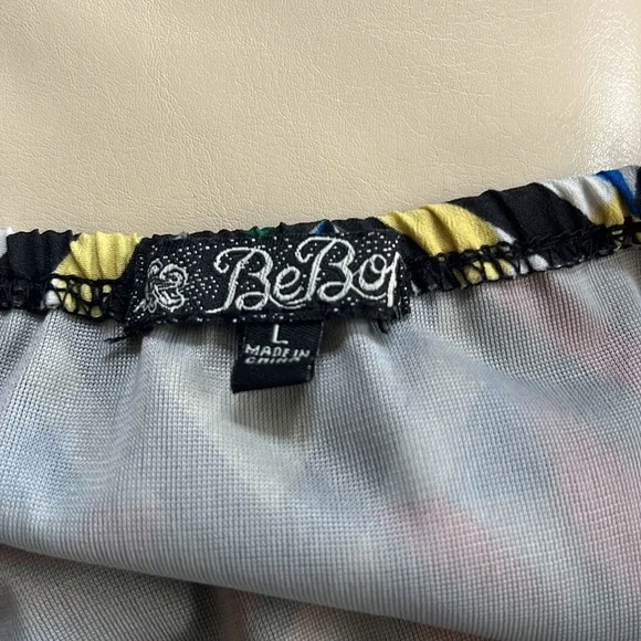 Bebop multicolor mini dress size L - Picture 4 of 4